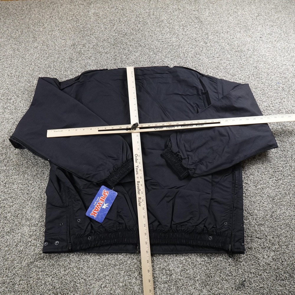 NEW Spiewak Jacket Mens 2XL Blue Yellow Hi Vis Reversible Full Zip Bomber Coat - Picture 5 of 11